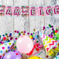 LOL Theme I Am Eight 8th Birthday Banner for Photo Shoot Backdrop and Theme Party