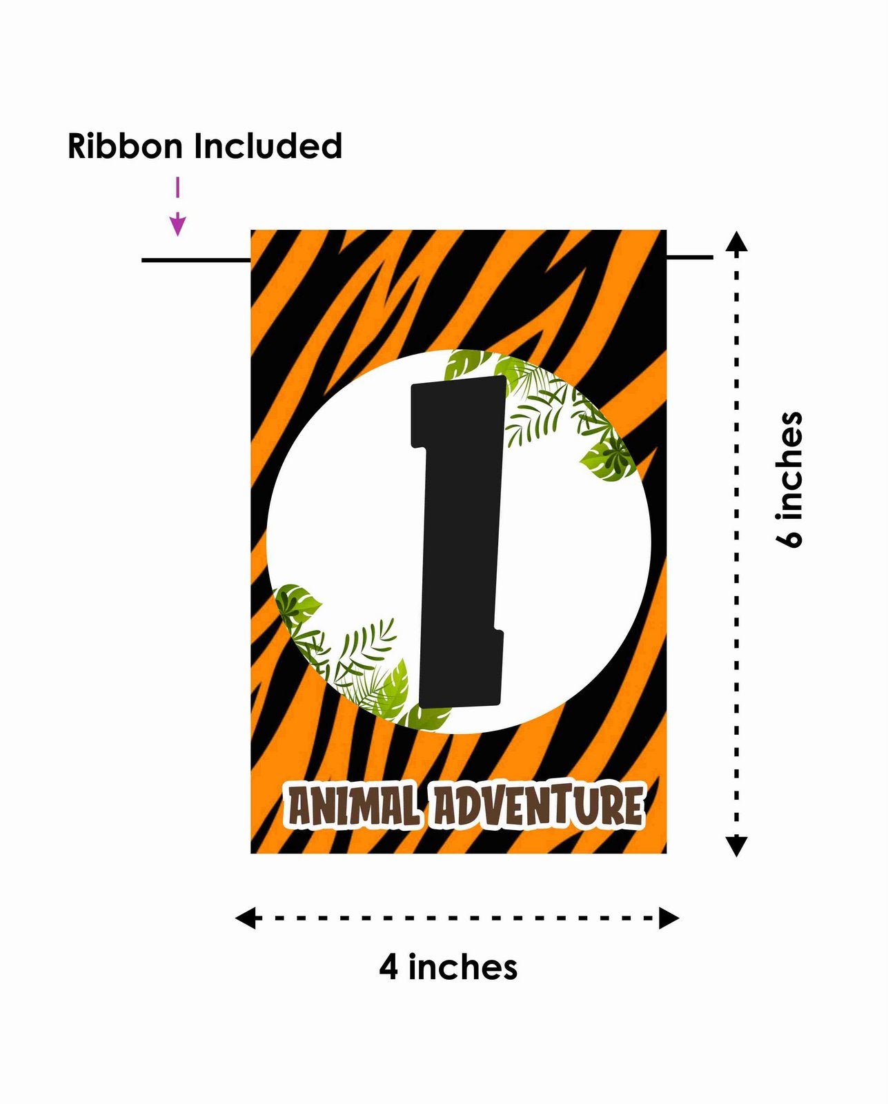 African Safari Theme I Am Two 2nd Birthday Banner for Photo Shoot Backdrop and Theme Party