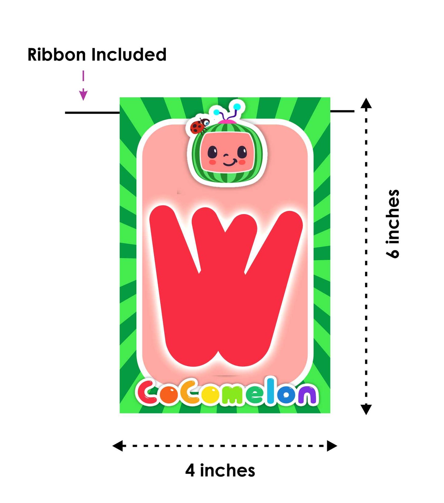 Cocomelon Theme Welcome Banner for Party Entrance Home Welcoming Birthday Decoration Party Item