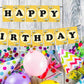 HoneyBee Happy Birthday Decoration Hanging and Banner for Photo Shoot Backdrop and Theme Party