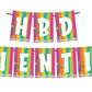 Happy Birthday Scientist Birthday Decoration Hanging and Banner for Photo Shoot Backdrop and Theme Party