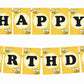 HoneyBee Happy Birthday Decoration Hanging and Banner for Photo Shoot Backdrop and Theme Party