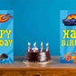 Hot Wheels Theme Cake Table and Guest Table Birthday Decoration Centerpiece Pack of 2