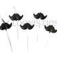 Littleman Moustache Design Birthday Candle for Little Man Theme Party - Pack of 5