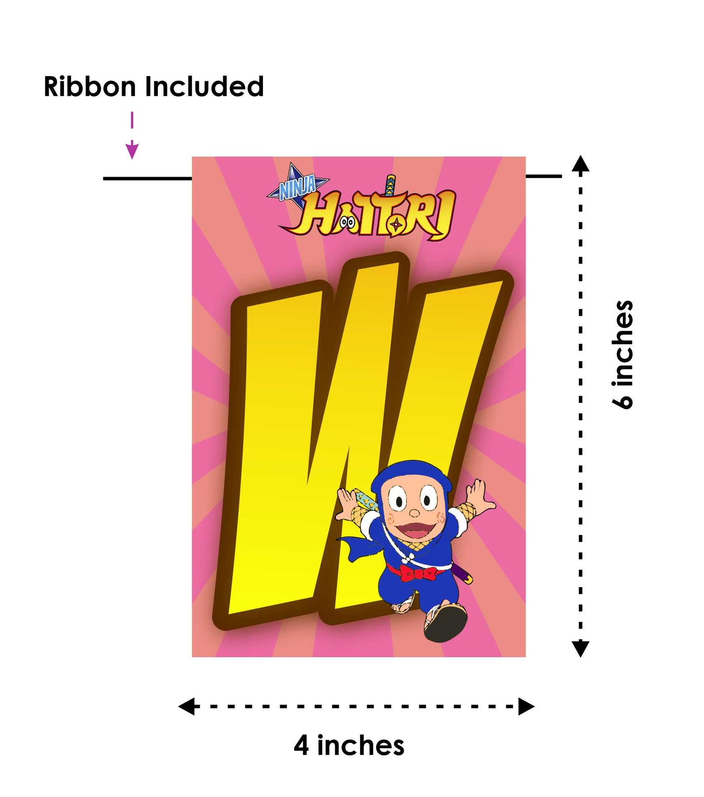 Ninja Hattori Theme Welcome Banner for Party Entrance Home Welcoming Birthday Decoration Party Item