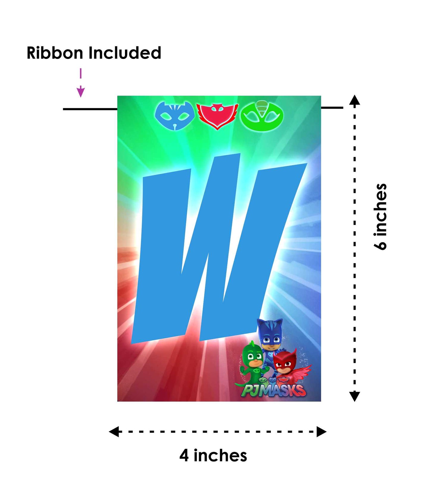 PJ Mask Theme Welcome Banner for Party Entrance Home Welcoming Birthday Decoration Party Item