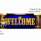 Prince Theme Welcome Board Welcome to My Birthday Party Board for Door Party Hall Entrance Decoration Party Item for Indoor and Outdoor 2.3 feet