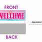 Princess Theme Welcome Board Welcome to My Birthday Party Board for Door Party Hall Entrance Decoration Party Item for Indoor and Outdoor 2.3 feet