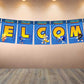 Sonic Hedgehog Theme Welcome Banner for Party Entrance Home Welcoming Birthday Decoration Party Item