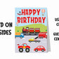 Transport Theme Cake Table and Guest Table Birthday Decoration Centerpiece Pack of 2
