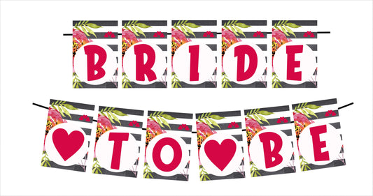 Bride To Be Banner Decoration Hanging and Banner for Photo Shoot Backdrop and Theme Party