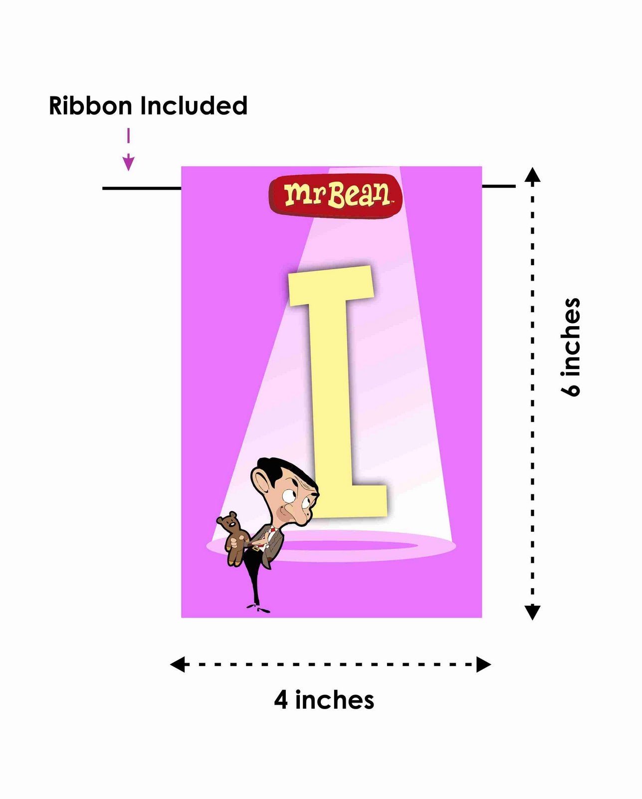 Mr Bean Theme I Am Six 6th Birthday Banner for Photo Shoot Backdrop and Theme Party