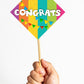 Congrats Photo Booth Party Props Theme Party Decoration, Photo Booth Party Item for Adults and Kids