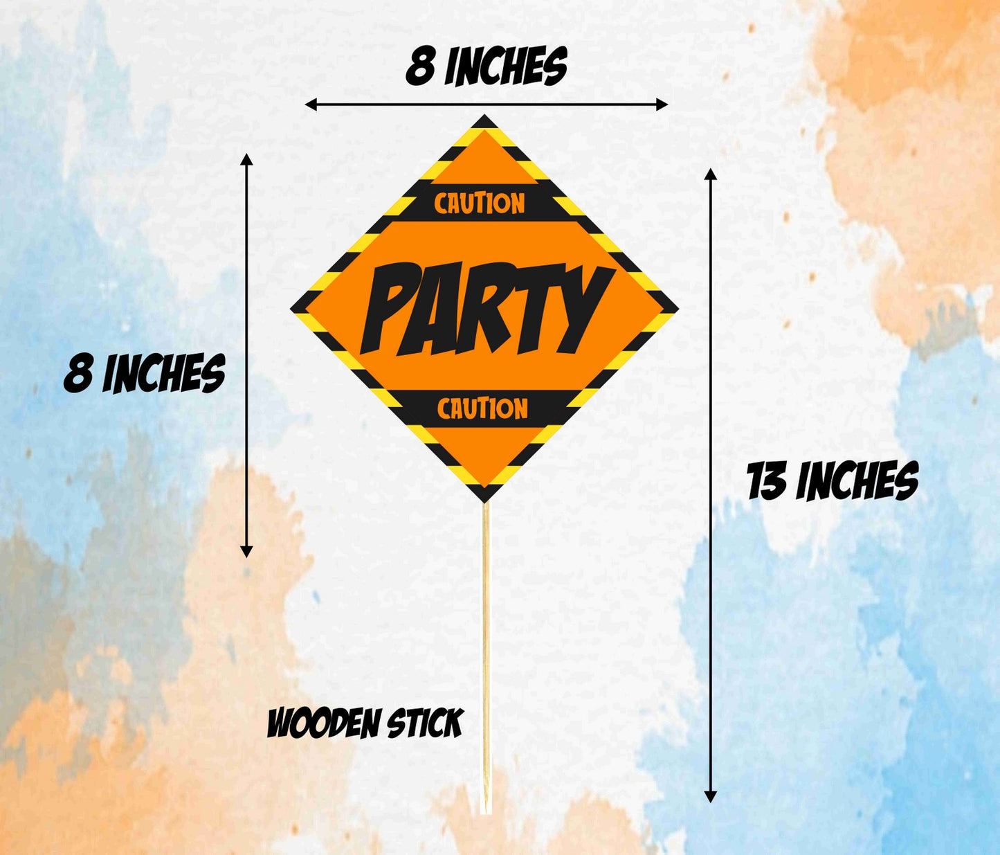 Construction Theme Birthday Photo Booth Party Props Theme Birthday Party Decoration, Birthday Photo Booth Party Item for Adults and Kids