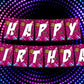 Disco Theme Happy Birthday Decoration Hanging and Banner for Photo Shoot Backdrop and Theme Party