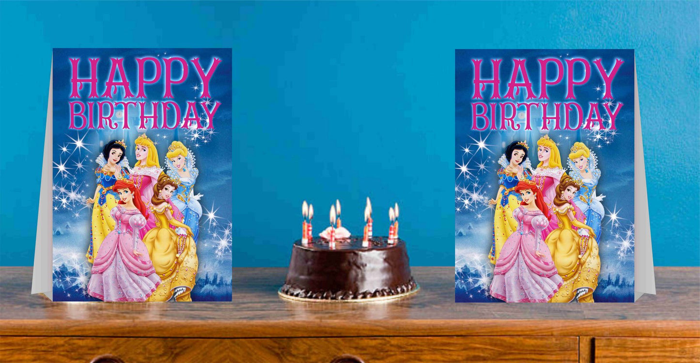 Castle Princess Theme Cake Table and Guest Table Birthday Decoration Centerpiece Pack of 2