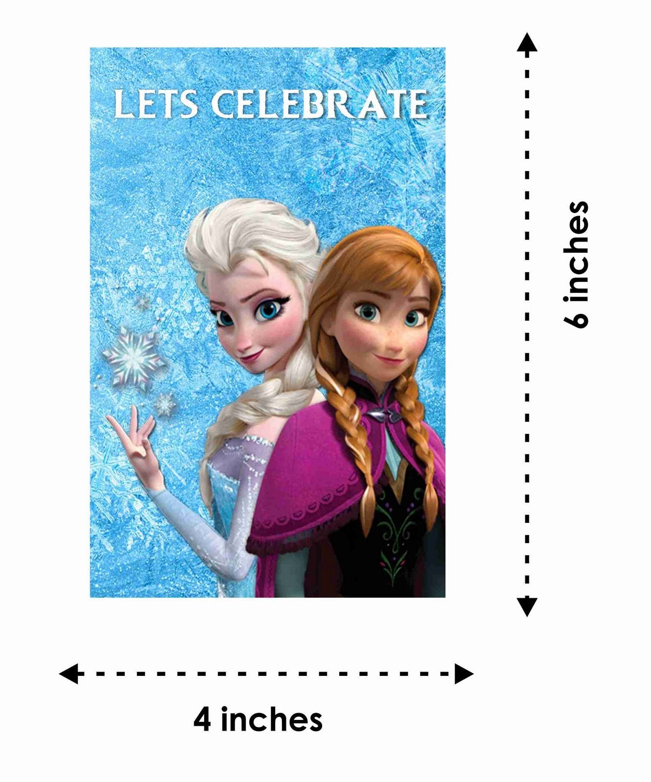 Frozen Theme Children's Birthday Party Invitations Cards with Envelopes - Kids Birthday Party Invitations for Boys or Girls,- Invitation Cards (Pack of 10)
