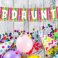 Happy Birthday Aunty Birthday Decoration Hanging and Banner for Photo Shoot Backdrop and Theme Party