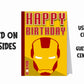 Iron Superhero Theme Cake Table and Guest Table Birthday Decoration Centerpiece Pack of 2