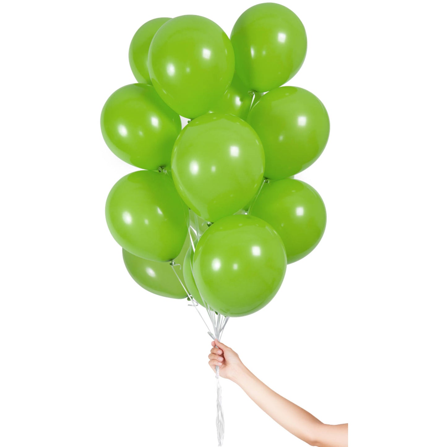 Kiwi Green Balloon Pack of 25 for birthday decoration, Anniversary Weddings Engagement, Baby Shower, New Year decoration, Theme Party balloons