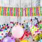 Punjabi Language Happy Birthday Decoration Hanging and Banner for Photo Shoot Backdrop and Theme Party