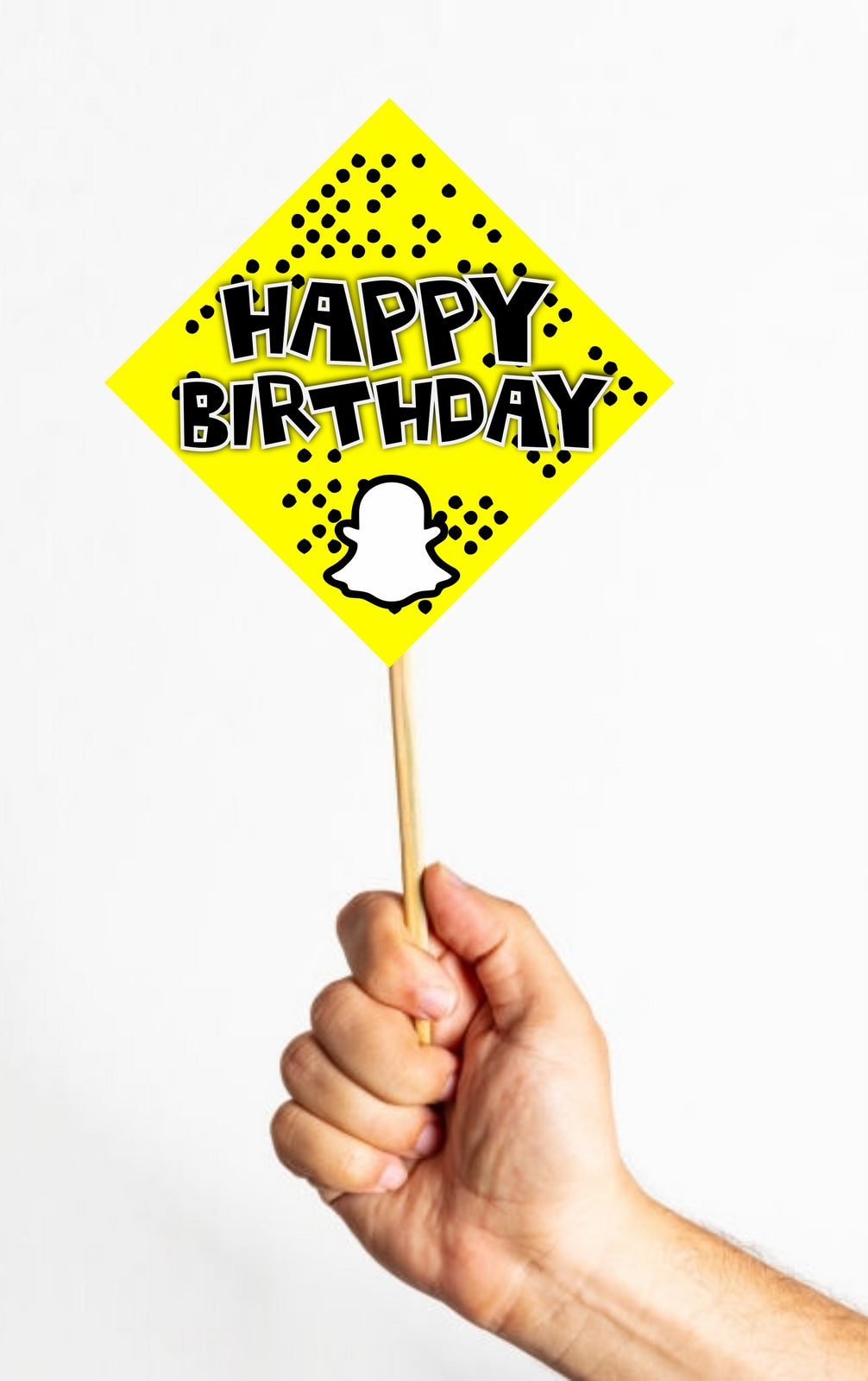 Snapchat Theme Birthday Photo Booth Party Props Theme Birthday Party Decoration, Birthday Photo Booth Party Item for Adults and Kids