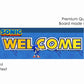 Sonic Theme Welcome Board Welcome to My Birthday Party Board for Door Party Hall Entrance Decoration Party Item for Indoor and Outdoor 2.3 feet