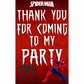 Spider theme Return Gifts Thank You Tags Thank u Cards for Gifts 20 Nos Cards and Glue Dots