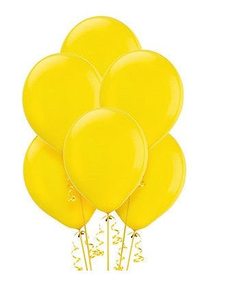 Yellow Balloon Pack of 25 for birthday decoration, Anniversary Weddings Engagement, Baby Shower, New Year decoration, Theme Party balloons