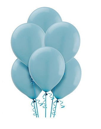 Light Blue Balloon Pack of 25 for birthday decoration, Anniversary Weddings Engagement, Baby Shower, New Year decoration, Theme Party balloons